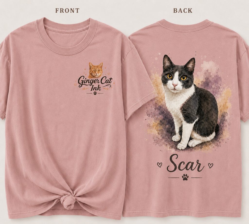 Custom Pet Portrait T-Shirt