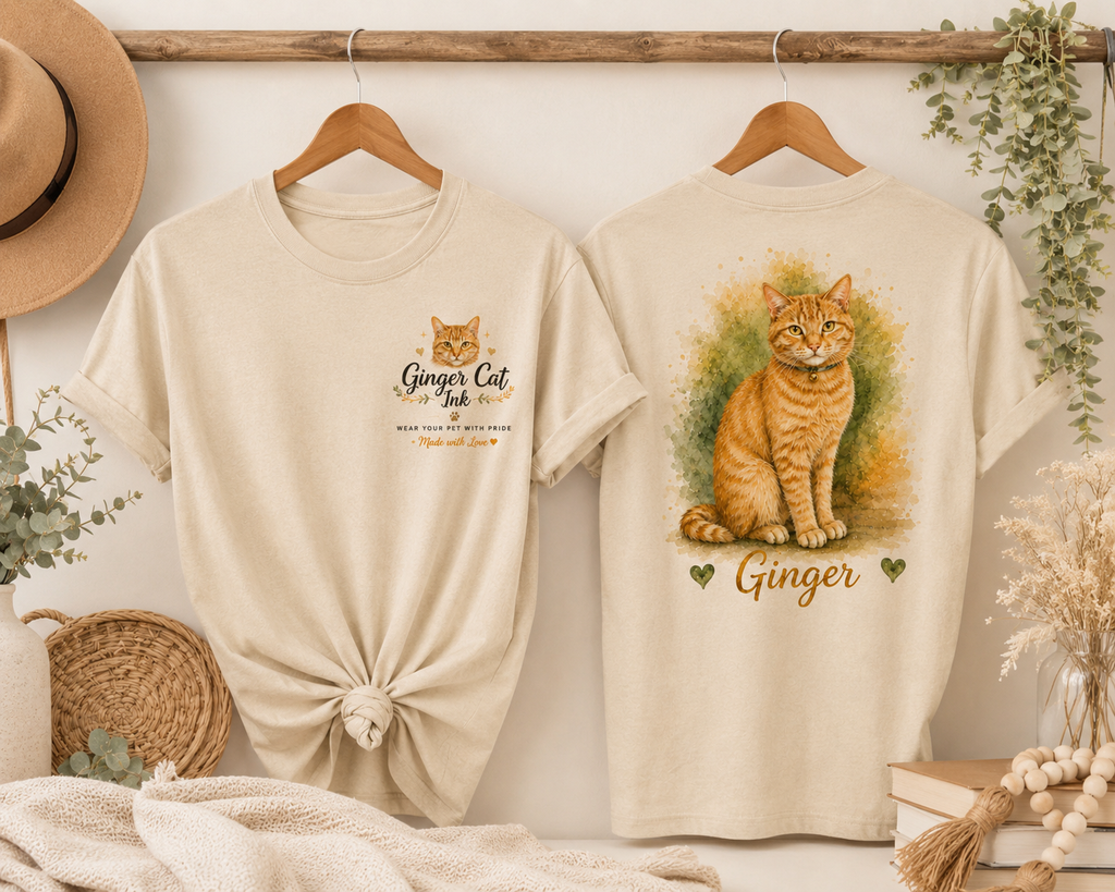 Custom Pet Portrait T-Shirt