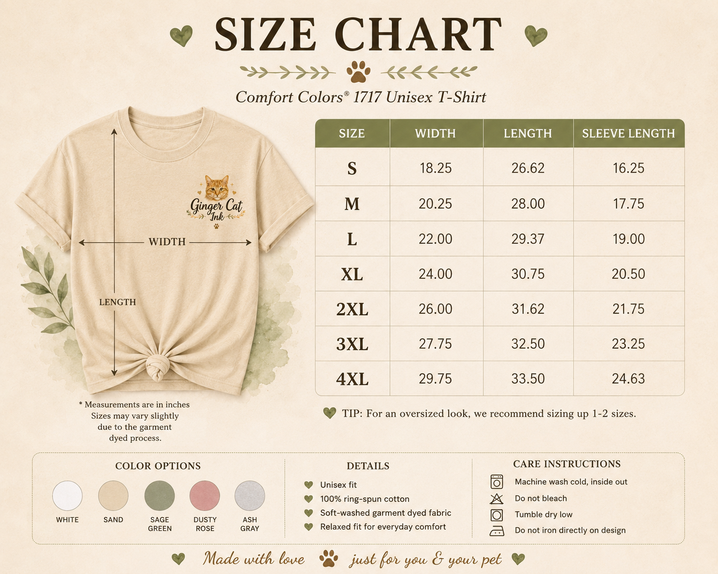 Custom Pet Portrait T-Shirt