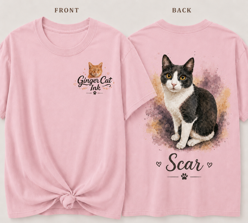Custom Pet Portrait T-Shirt