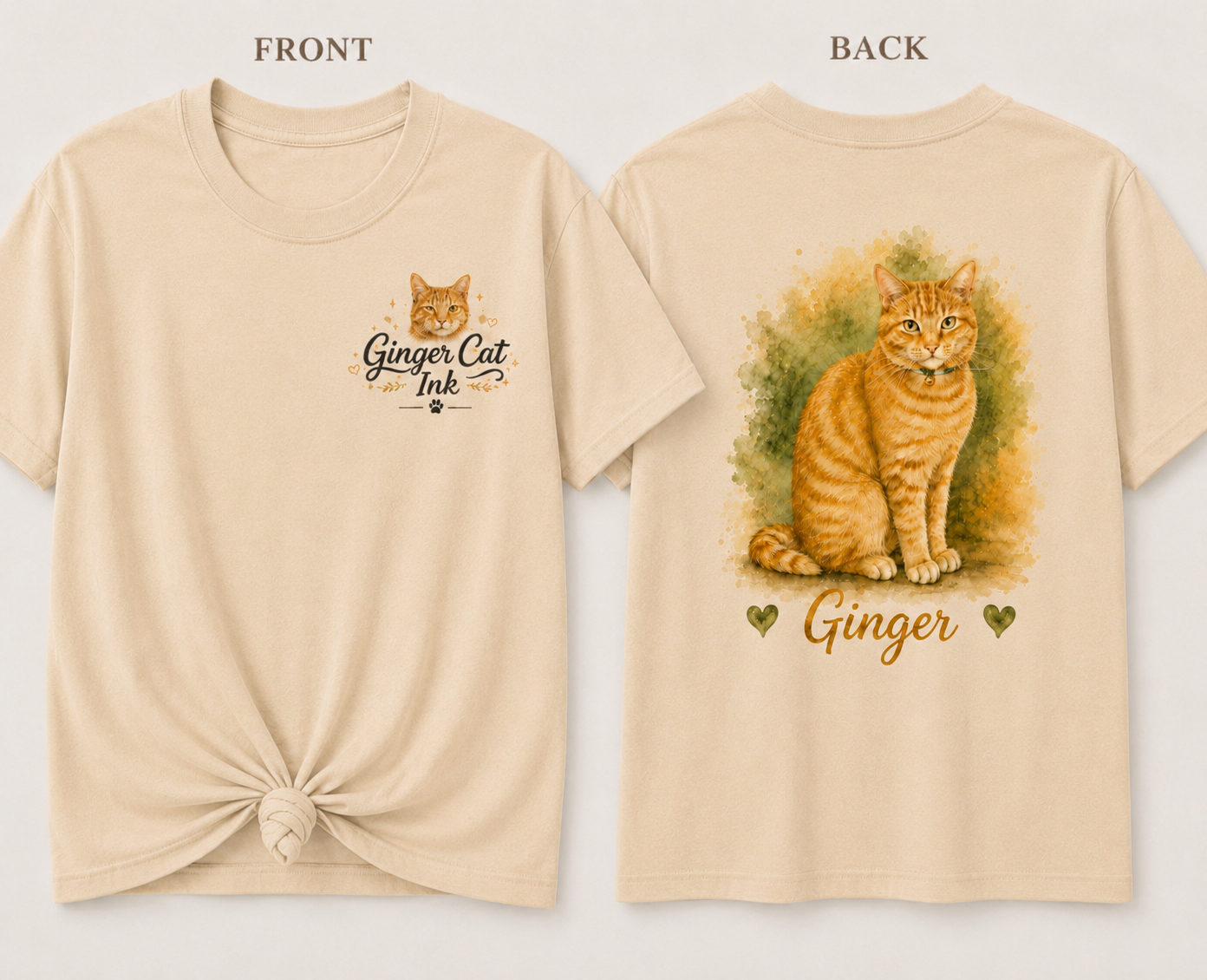 Custom Pet Portrait T-Shirt